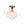 LightFixturesUSA-1-Light Frosted Ribbed Glass Round Scalloped Semi Flush Mount-Ceiling Light-9.4 in-