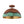 LightFixturesUSA-1-Light Industrial Copper Patina Metal Dome Semi Flush Mount-Ceiling Light-15 in-