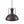 LightFixturesUSA-1-Light Industrial Dome Pendant Light-Pendant Light-Rusty-