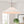 LightFixturesUSA - 1 - Light Large White Linen Shallow Conical Cage Pendant - Ceiling Light - 25 in. - 