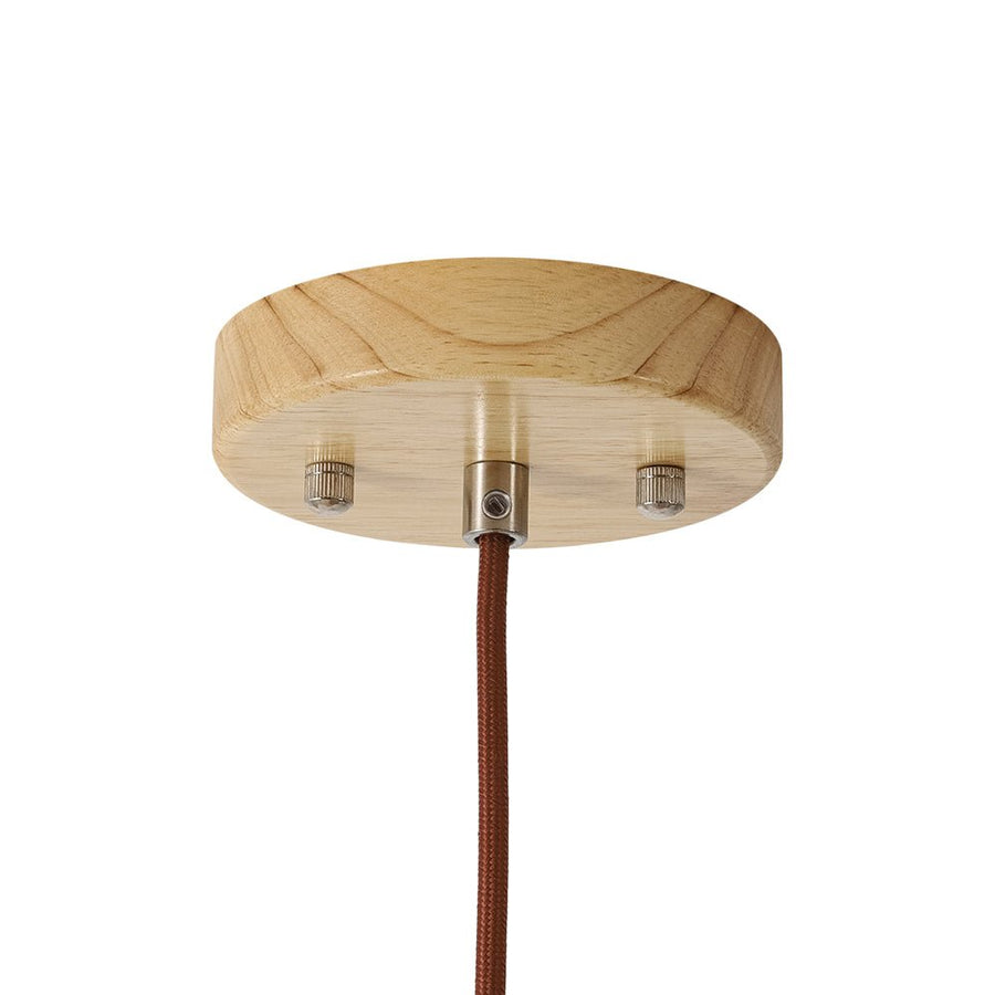 LightFixturesUSA - 1 - Light Modern Farmhouse Wood Grain Cone Kitchen Pendant - Pendant Light - Light Oak - 