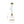 LightFixturesUSA - 1 - Light Seeded Glass Bell Dome Kitchen Pendant Light - Pendant Light - Brass - 