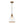 LightFixturesUSA - 1 - Light Seeded Glass Bell Dome Kitchen Pendant Light - Pendant Light - Brass - 