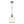LightFixturesUSA - 1 - Light Seeded Glass Bell Dome Kitchen Pendant Light - Pendant Light - Brass - 
