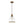 LightFixturesUSA - 1 - Light Seeded Glass Bell Dome Kitchen Pendant Light - Pendant Light - Brass - 