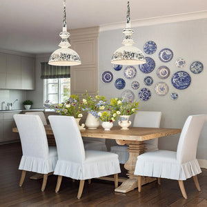 LightFixturesUSA - 1 - Light Shabby Chic Distressed Beige Metal Dome Pendant - Pendant Light - Beige - 