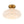 LightFixturesUSA - 1 - Light Shine Opal Glass Round Scalloped Pleated Semi Flush - Ceiling Light - 11.8 in - 