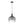LightFixturesUSA-1-Light Smoked Grey Tinted Glass Bell Kitchen Pendant-Pendant Light-Black-
