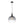 LightFixturesUSA-1-Light Smoked Grey Tinted Glass Bell Kitchen Pendant-Pendant Light-Black-
