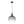 LightFixturesUSA-1-Light Smoked Grey Tinted Glass Bell Kitchen Pendant-Pendant Light-Black-