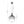 LightFixturesUSA-1-Light Smoked Grey Tinted Glass Bell Kitchen Pendant-Pendant Light-Black-