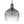 LightFixturesUSA-1-Light Smoked Grey Tinted Glass Bell Kitchen Pendant-Pendant Light-Black-
