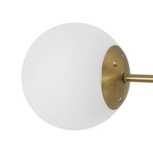 LightFixturesUSA-10-Light Brass Opal Glass Globe Round Sputnik Chandelier-Chandelier-35 in-