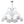 LightFixturesUSA-10-Light Frosted Glass Globe Bubble Chandelier-Chandelier-Chrome-