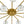 LightFixturesUSA-12-Light Brass Faceted Crystal Sputnik Semi Flush Chandelier-Ceiling Light-Brass-