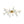 LightFixturesUSA-12-Light Brass Faceted Crystal Sputnik Semi Flush Chandelier-Ceiling Light-Brass-
