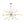 Load image into Gallery viewer, LightFixturesUSA - 12 - Light Brass Firework Opal Glass Globe Sputnik Chandelier - Chandelier - Brass - 
