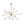 Load image into Gallery viewer, LightFixturesUSA - 12 - Light Brass Firework Opal Glass Globe Sputnik Chandelier - Chandelier - Brass - 
