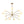 Load image into Gallery viewer, LightFixturesUSA - 12 - Light Brass Firework Opal Glass Globe Sputnik Chandelier - Chandelier - Brass - 
