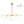 LightFixturesUSA - 16 - Light Milky White Glass Globe Linear Sputnik Chandelier - Chandelier - Black - 16 - Lt