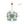 LightFixturesUSA - 18 - Light Cluster Gradual Blue Glass Globe Bubble Chandelier - Chandelier - Gradual Blue - 