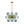 LightFixturesUSA - 18 - Light Cluster Gradual Blue Glass Globe Bubble Chandelier - Chandelier - Gradual Blue - 