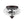 LightFixturesUSA - 2 - light Hammered Glass Flush Mount Ceiling Light - Ceiling Light - 2 - Lt - Oil - Rubbed Bronze