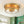 LightFixturesUSA - 2 - Light Seeded Glass Round Flush Mount Ceiling Light - Ceiling Light - Brass - 