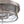 LightFixturesUSA - 2 - Light Seeded Glass Round Flush Mount Ceiling Light - Ceiling Light - Nickel - 