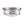 LightFixturesUSA - 2 - Light Seeded Glass Round Flush Mount Ceiling Light - Ceiling Light - Nickel - 