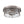LightFixturesUSA - 2 - Light Seeded Glass Round Flush Mount Ceiling Light - Ceiling Light - Nickel - 