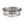 LightFixturesUSA - 2 - Light Seeded Glass Round Flush Mount Ceiling Light - Ceiling Light - Nickel - 
