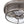 LightFixturesUSA - 2 - Light Seeded Glass Round Flush Mount Ceiling Light - Ceiling Light - Nickel - 