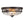LightFixturesUSA - 2 - Light Water Glass Round Flush Mount Ceiling Light - Ceiling Light - Oil Rubbed Bronze - 