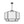 LightFixturesUSA - 2 - Tier Large White Fabric Drum Cage Chandelier - Chandelier - 28 in - 