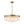 LightFixturesUSA-23.6” Tiered Hammered Water Glass Round Semi Flush Mount Chandelier-Chandelier-Black-