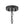 LightFixturesUSA-23.6” Tiered Hammered Water Glass Round Semi Flush Mount Chandelier-Chandelier-Black-