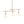 LightFixturesUSA - 3 - light Adjustable Gradual White Glass Globe Sputnik Chandelier - Chandelier - Brass - 