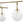 LightFixturesUSA - 3 - light Adjustable Gradual White Glass Globe Sputnik Chandelier - Chandelier - Brass - 