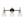 LightFixturesUSA - 3 - Light Black Brass Bell Glass Shade Vanity Wall Lamp - Wall Sconce - Clear - 