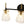 LightFixturesUSA - 3 - Light Black Brass Bell Glass Shade Vanity Wall Lamp - Wall Sconce - Clear - 
