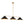 LightFixturesUSA-3-Light Black Cone Shade Kitchen Island Pendant-Chandelier-3-Lt-