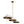 LightFixturesUSA - 3 - Light Black Cone Shade Kitchen Island Pendant - Chandelier - White - 