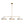 LightFixturesUSA - 3 - Light Black Cone Shade Kitchen Island Pendant - Chandelier - White - 