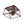 LightFixturesUSA - 3 - Light Black Square Box Clear Glass Cage Ceiling Light - Ceiling Light - Black - 