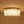 LightFixturesUSA-3-Light Brass Clear Ribbed Glass Round Drum Flush Mount-Ceiling Light-17.3 in-