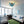 LightFixturesUSA - 3 - Light Brass Cluster Blue Glass Globe Bubble Ceiling Light - Ceiling Light - Blue Bubble - 