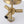 LightFixturesUSA - 3 - Light Brass Textured Glass Bowl Round Semi Flush Mount - Ceiling Light - Clear Glass - 