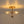 LightFixturesUSA - 3 - Light Brass Textured Glass Bowl Round Semi Flush Mount - Ceiling Light - Clear Glass - 