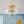 LightFixturesUSA - 3 - Light Brass Textured Glass Bowl Round Semi Flush Mount - Ceiling Light - Clear Glass - 